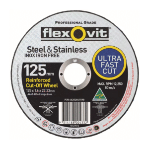 CUTTING DISC - 127MM X 2.0 X 22.2 - INOX -METAL - FLEXOVIT