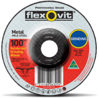 Flexovit Grinding Disc 100 X 6.0 X 16 D/C Metal