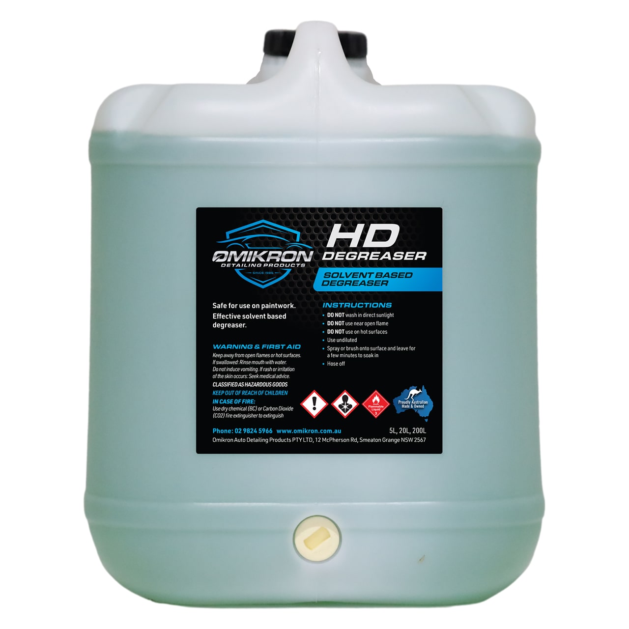 Omikron Heavy Duty  Degreaser Plus 20Ltr