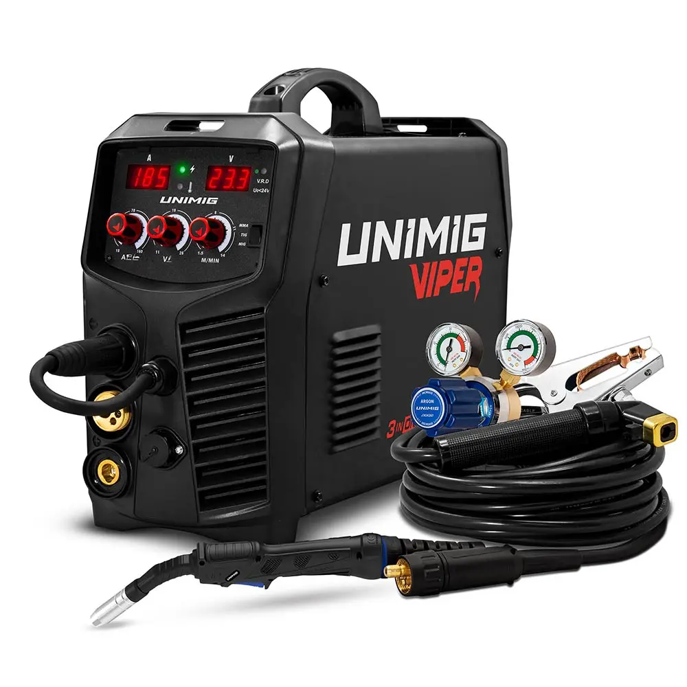 Unimig Viper Multi 185 MIG/TIG/MMA Welder