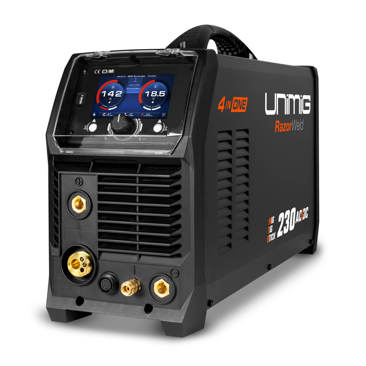 Unimig Razor Multi 230 MIG,Stick , TIG AC/DC 240V