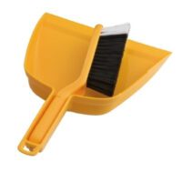 Dustpan & Bannister Set Yellow