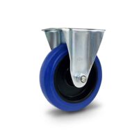Blue Castor Fixed - 125Mm