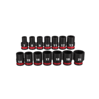 Shockwave 3/8" Drive 14Pc Metric Standard 6 Point Impact Soc
