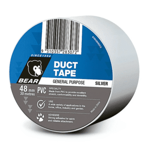 48Mm X 30Mtr Pvc Silver Duct Tape
