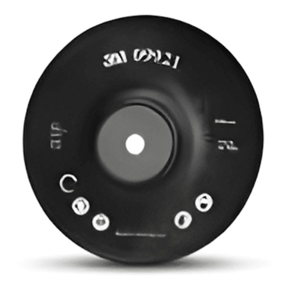 3M Backing Disc 125Mm - Ribbed  - Black
