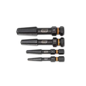 4Pc "Bolt Biter" Screw Extractor Set