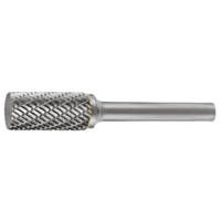 1/4" Carbide Burr Squ-End 1/4" Shank- Cylindrical