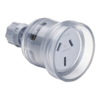 15Amp Hd Female 3 Pin Socket Transparent
