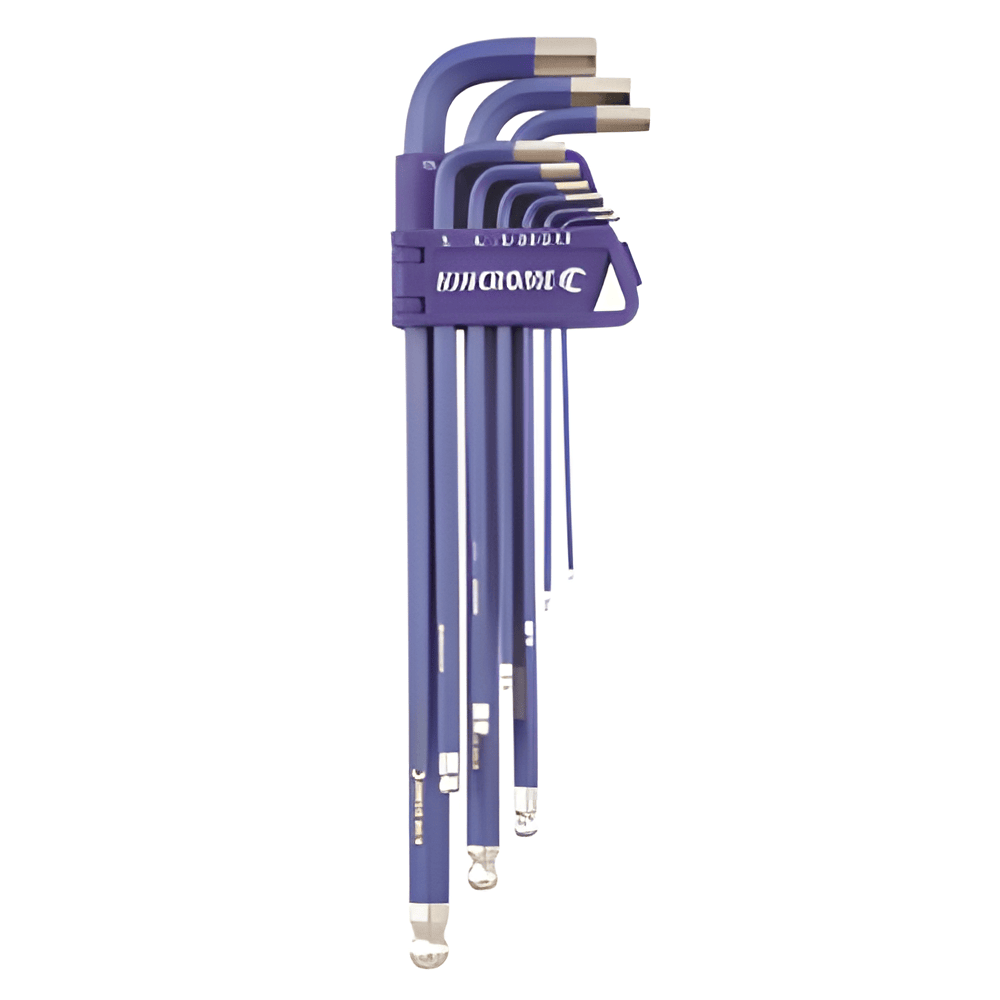 Key Wrench Set 9 Piece Metric - Long