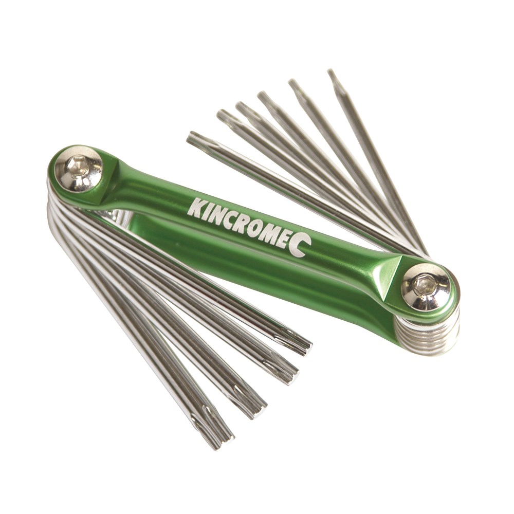 10 Piece Key Wrench Fold Torx Set