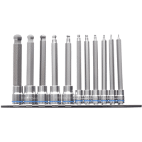 Ball Socket Set Long 1/4 & 3/8 Drive