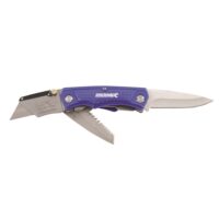 Folding Utility Knife - Tri-Blade Lockback