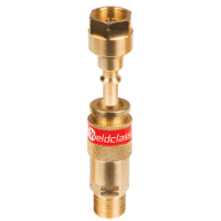 Torch End Quick Release Fe-Coupler For Fuel Acet/Lpg
