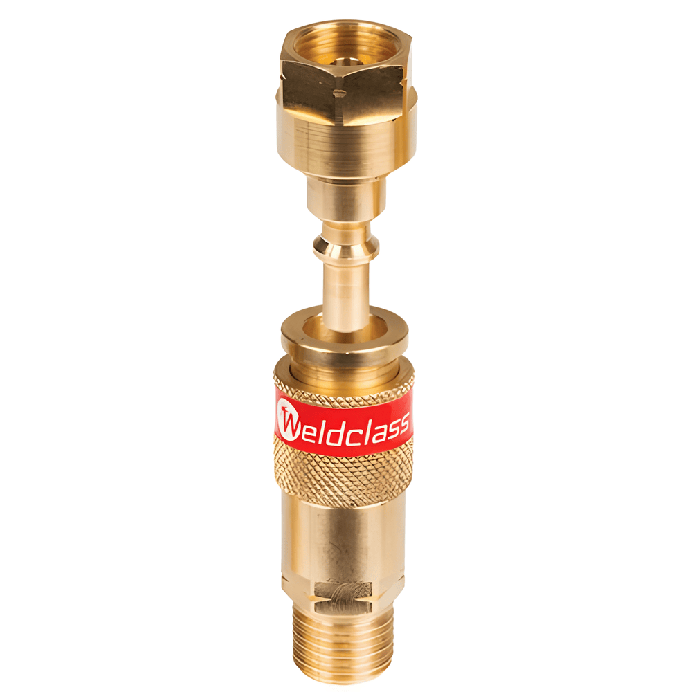 Torch End Quick Release Fe-Coupler For Fuel Acet/Lpg