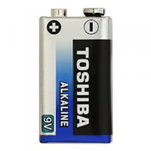 9V Toshiba Alkaline Battery