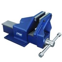Fabricated Steel Bench Vice Offset Jaw 125Mm
