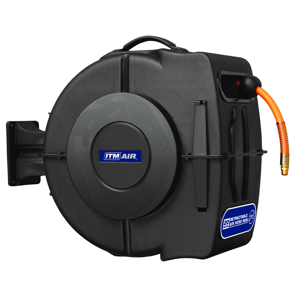 Air Hose 10Mmx20Mtr Anti-Kink Retractable 1/4"Bsp Male