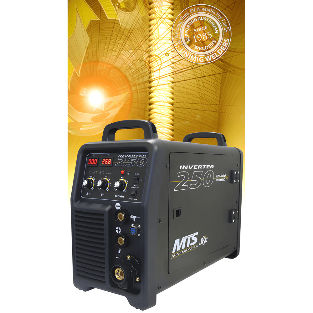 Mig 250A Inverter 240V Mig/Stick Unimig - Trolly