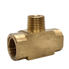 Brass Tee 3/8 Bsp Male