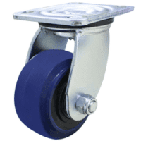 Light Industrial Series, 100Mm, Rebound Rubber Wheel, Swivel