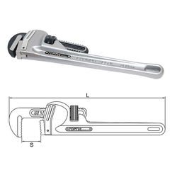 1200Mm Pipe Wrench, Aluminium