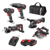 Katana-5P 18V Tool Combo Dr,Imp Dr,Grin,Circ,Recip