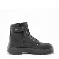 Boots Argyle Scuff Zip Size 11 Black