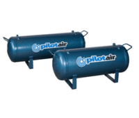 Air Receiver  Horizontal 305 X 610 45Ltr - Pilot Blue