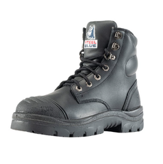 Boots Argyle Zip Ladies  Blk 10 Scuff Cap
