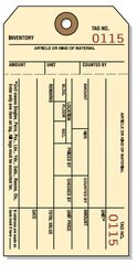 Metal Shipping Tag 25 X 80 X 1000 Per Box
