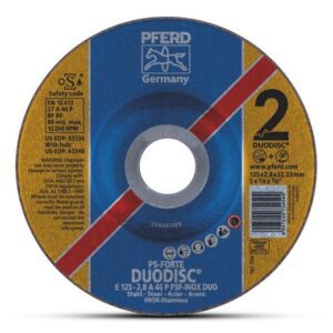 Duodisc E 125-2,8 A46 Psf Inxo Duo