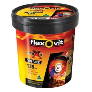 125 X 1.0 X 22.23  Maxx C/O/Wheels -Tub Of 100