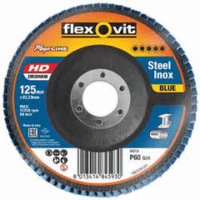 FLAP DISC 125MM X 60 GRIT ZIRCONIA - FLEXOVIT