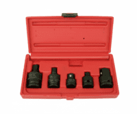5Pc. 3/8" & 1/2"Dr. Impact Adapter & Uni. Joint Set