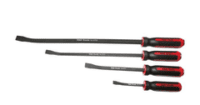 4Pc Comfort Grip Pry Bar Set In A Roll