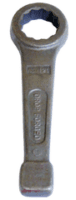 100Mm Spanner, Slogging, Single Ring End Drop Forged Chrome