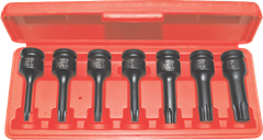 7Pc. 1/2"Drive Torx-R Impact Skt Set T30-T70
