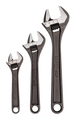 3Pce Bahco Adjustable Wrench Set 6", 8" & 10-8070/71/72