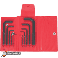 Hex Key Set L-Wrench 10Pc Metric Short