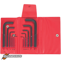Hex Key Set L-Wrench 10Pc Metric Short