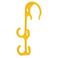 Yellow  Lead  Hooks - Packet Of 20