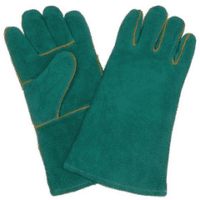 MARTULA - LEFT HAND - 2 X GREEN WELDING GLOVES