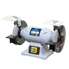 Itm Industrial 8" Bench Grinder, 240V 1Ph With Nvr Switch
