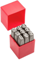 Number Stamps 12Mm