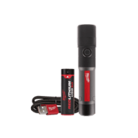 Usb Rechargeable 1100L Twist Focus Flashlight 3Ah Kit
