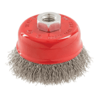 Crimped Wire Brush 100Mm X M14X2.0Th Stainless Steel