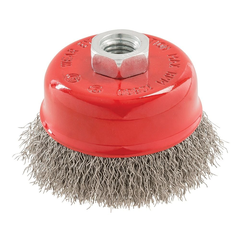Crimped Wire Brush 100Mm X M14X2.0Th Stainless Steel