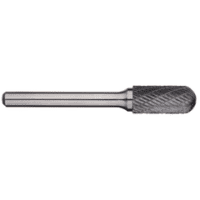 Alpha 5/16" Cylindrical Ball Nose Carbide Burr Sc-2Dc