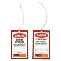 Danger Tags Do Not Opperate 125 X 75Mm Non Tear 100 Per Pkt